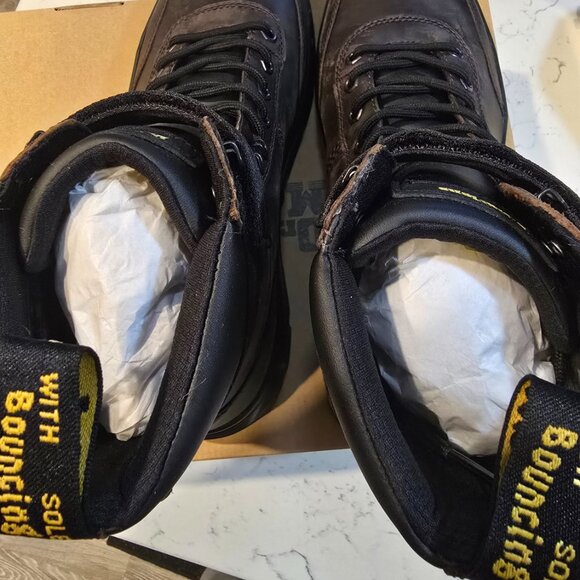 Dr. Martens Combs Leather Brown Military Combat Boots RARE SZ 12 MENS 27804201 - Picture 8 of 16